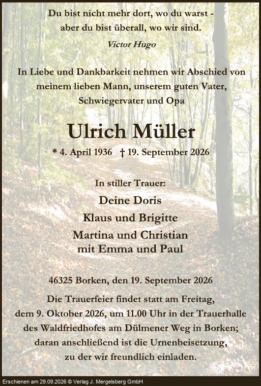 Traueranzeige