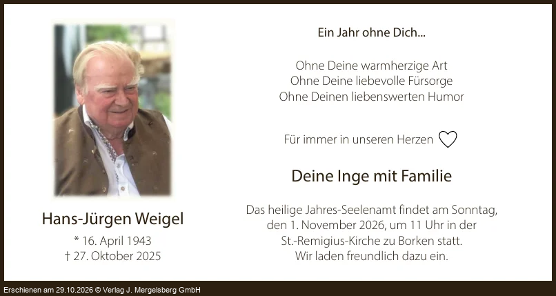 Traueranzeige