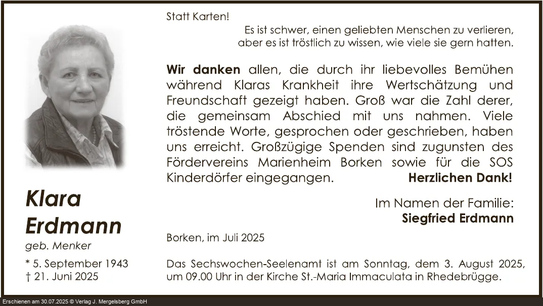 Traueranzeige