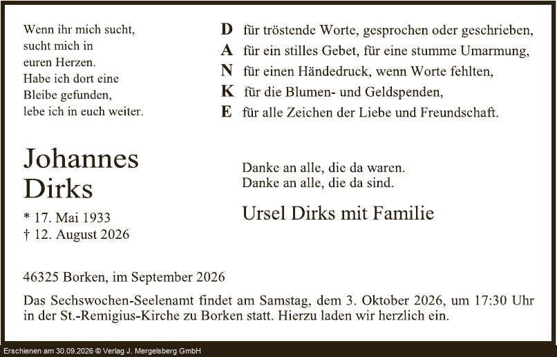 Traueranzeige