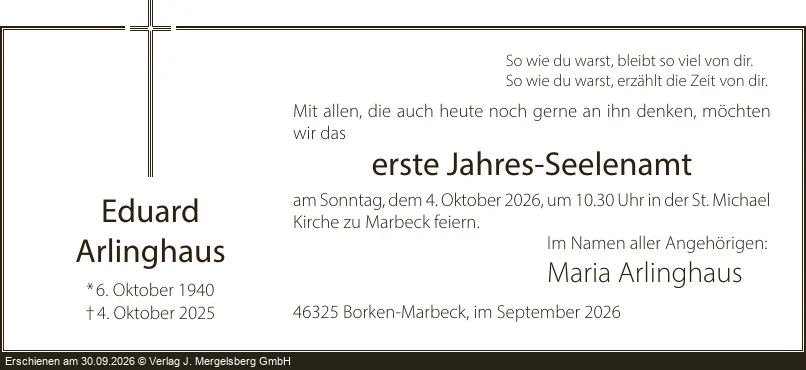Traueranzeige