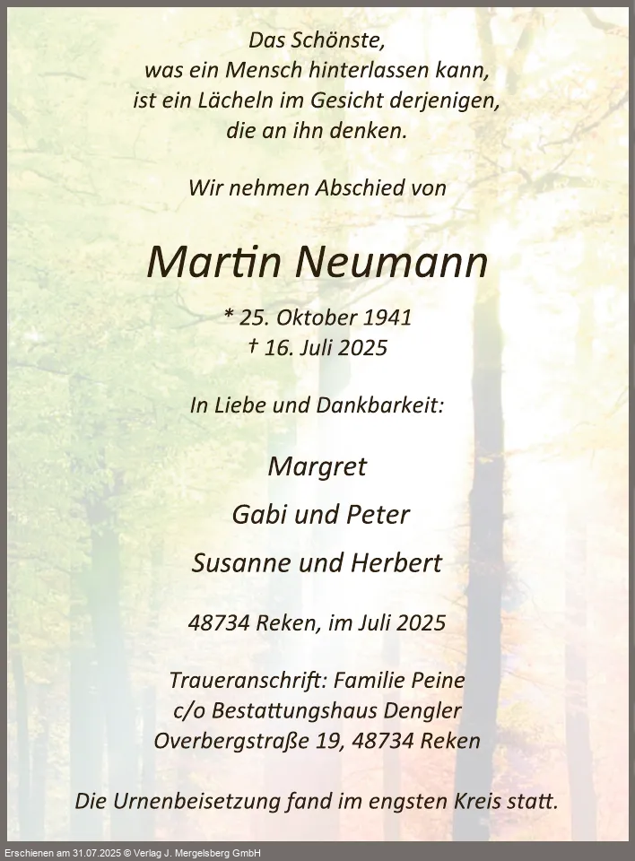 Traueranzeige