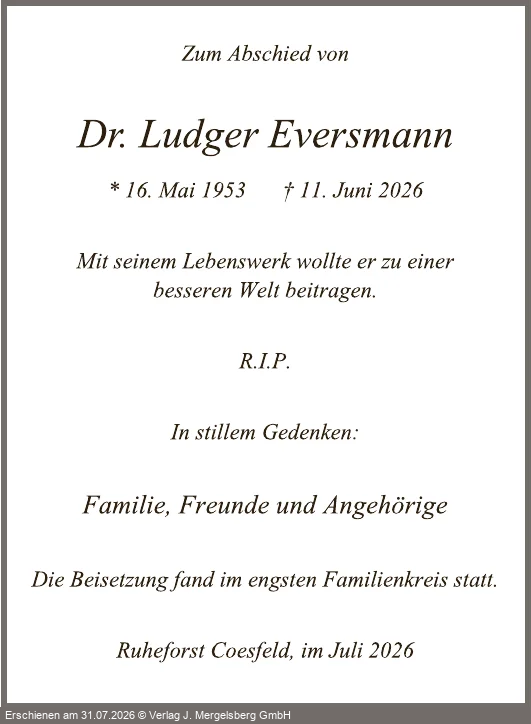 Traueranzeige