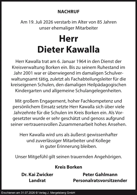 Traueranzeige