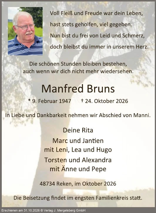 Traueranzeige
